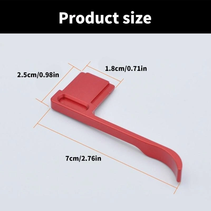 Camera Handgrip Metal Hot Shoe Handle Grip For XA7 Ensuring Comfortable Photorgaphy In Various Environment K1KF