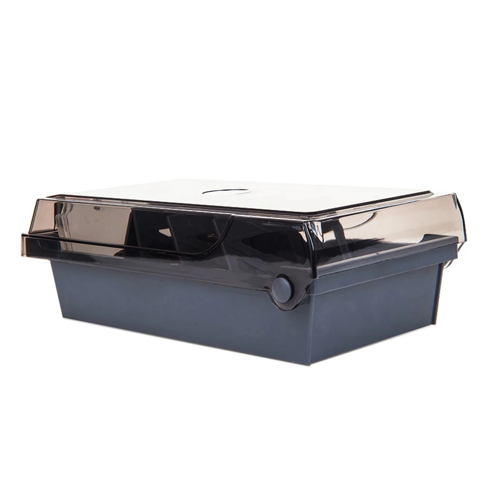 

Large Capacity Business Card Box Holder Organizer Plastic Storage File Name Case Expandable Design Dust Proof
