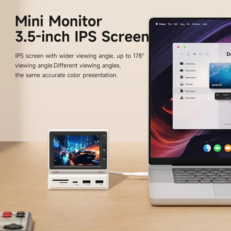 Hagibis 3.5 polegadas ips mini tela aida64 mini pc cpu ram hdd monitor ...
