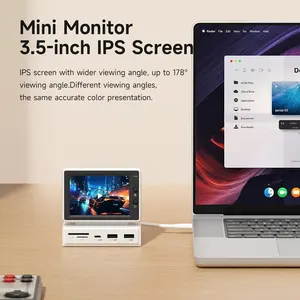 Hagibis-Monitor IPS Mini Display, AIDA64, Mini-PC, CPU, RAM, HDD, Datenmonitor, USB C-Bildschirm, MacBook-Laptop, 3.5 6 Hauptverkaufsgremium ips - №2