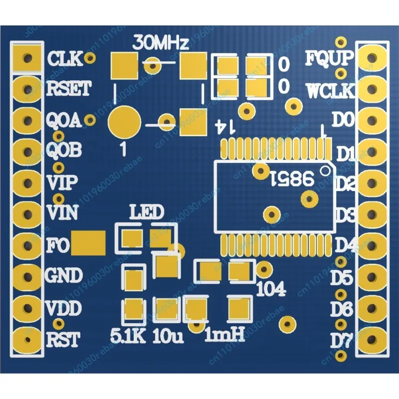 

Модуль DDS AD9851 Модуль DDS Источник сигнала DDS, цифровой прямой синтезатор