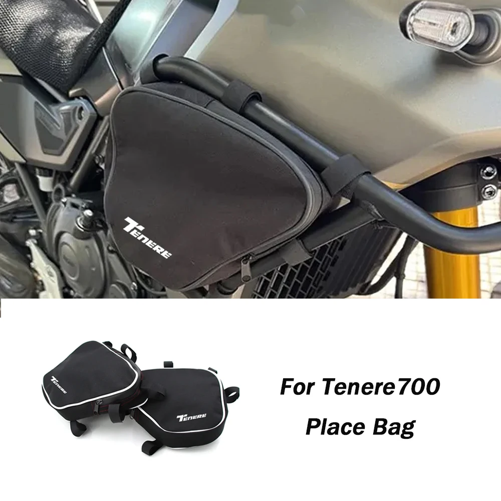

2025-Tenere700 сумка для размещения инструментов для ремонта Tenere 700, аксессуары для мотоциклов, бампер, рама, столкновение, водонепроницаемая сумка