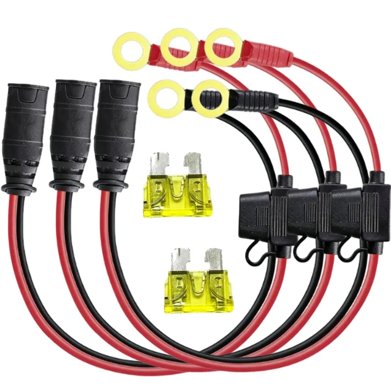 

Кабель-разъем M6/M10 из меди и ПВХ для быстрой зарядки, совместимый с NOCO GC008X, запчасти для автомобильных кабелей