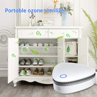 Portable ozone sterilizer triangle refrigerator electric deodorizer household car pet sterilization and deodorization purifier.