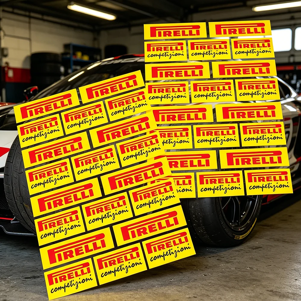 

Светоотражающие наклейки PIRELLI для мотоциклов, предупреждающие наклейки 3M для ночной безопасности, для шлемов скутеров