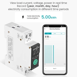 TUYA WIFI MCB Smart Breakout with Energy Measurement and Wireless Control (1-63a) for overcurrent and subtantine protection 8 Main Sales Electric Affairs - №5