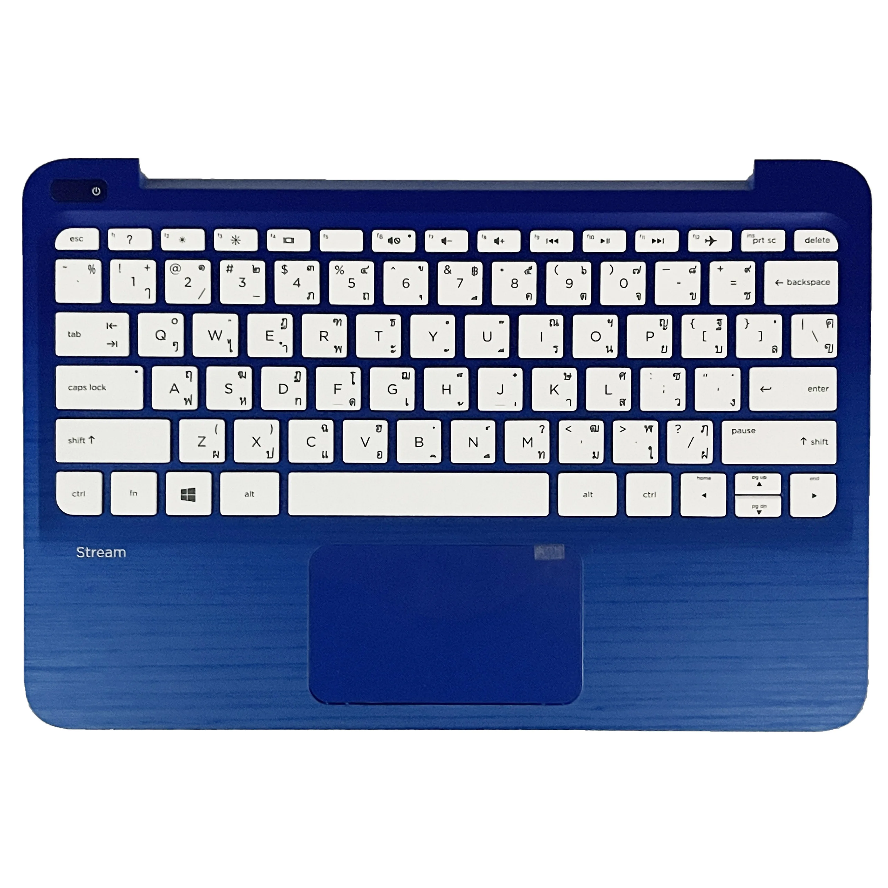 Original novo teclado tailandês dos eua kor para hp stream 11-r pro g2 portátil apoio de mãos superior capa substituição 830802-001 830778-001