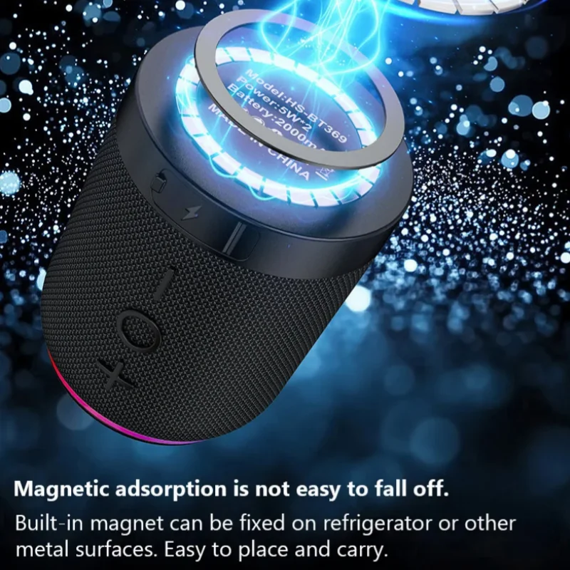 

Портативная разделенная беспроводная Bluetooth-колонка 2 в 1, водонепроницаемая портативная звуковая коробка HIFI с RGB-подсветкой, сопряжение TWS