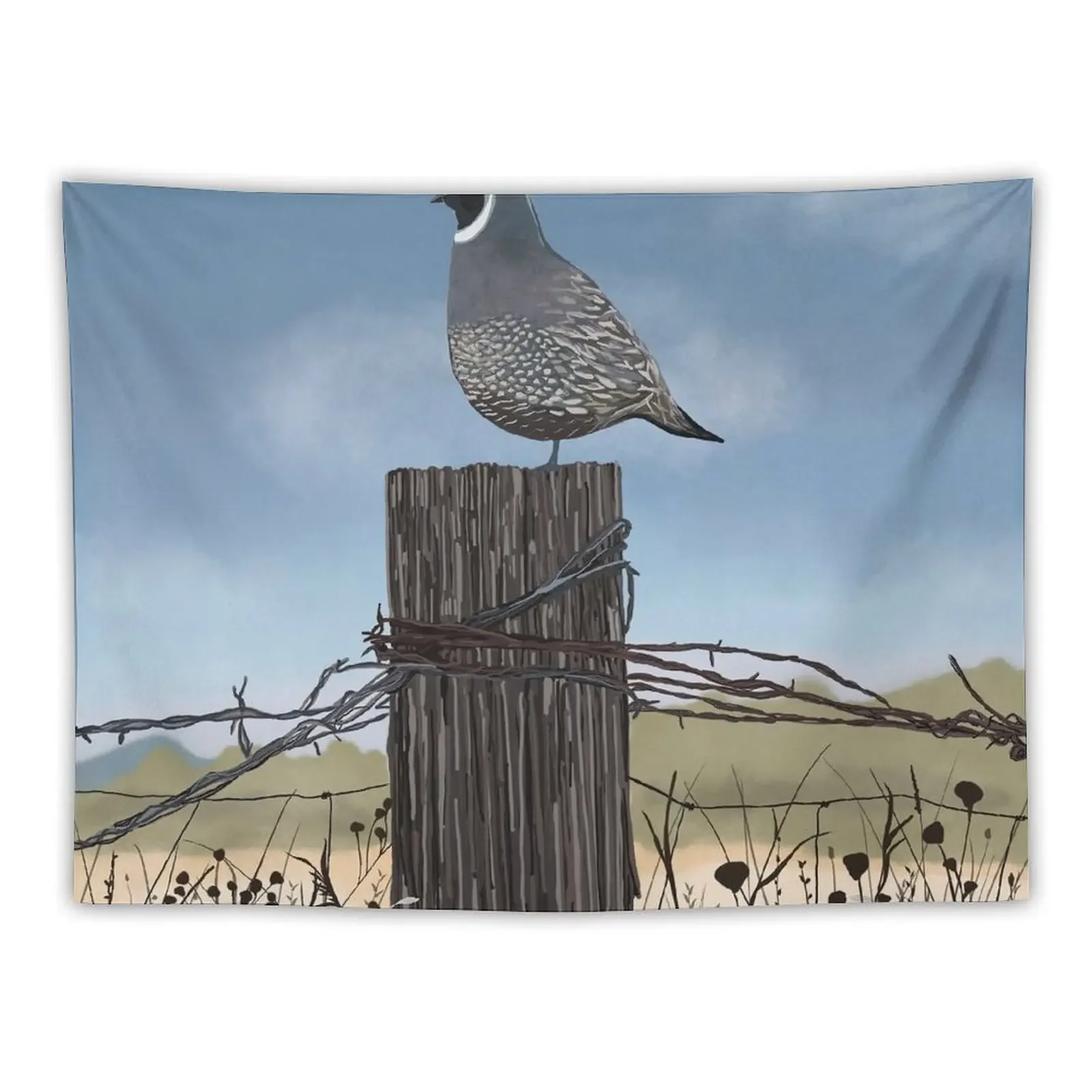 

California Quail Tapestry Home Supplies Outdoor Decoration Tapestry