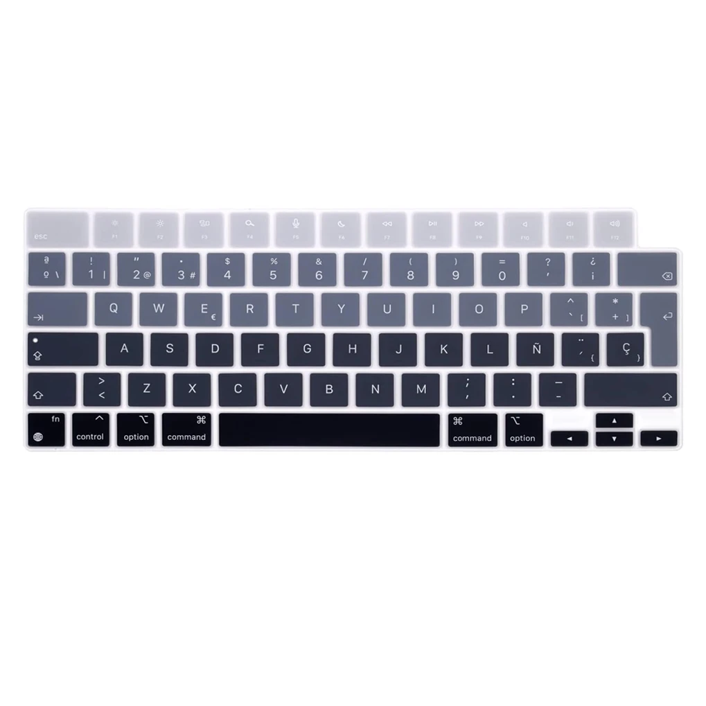 

Spanish Keyboard Cover for Macbook Air 13.6" 15.3" A2681A2941/Macbook Pro 14" 16"A2779 A2442 A2780 A2485,Keyboard Protector