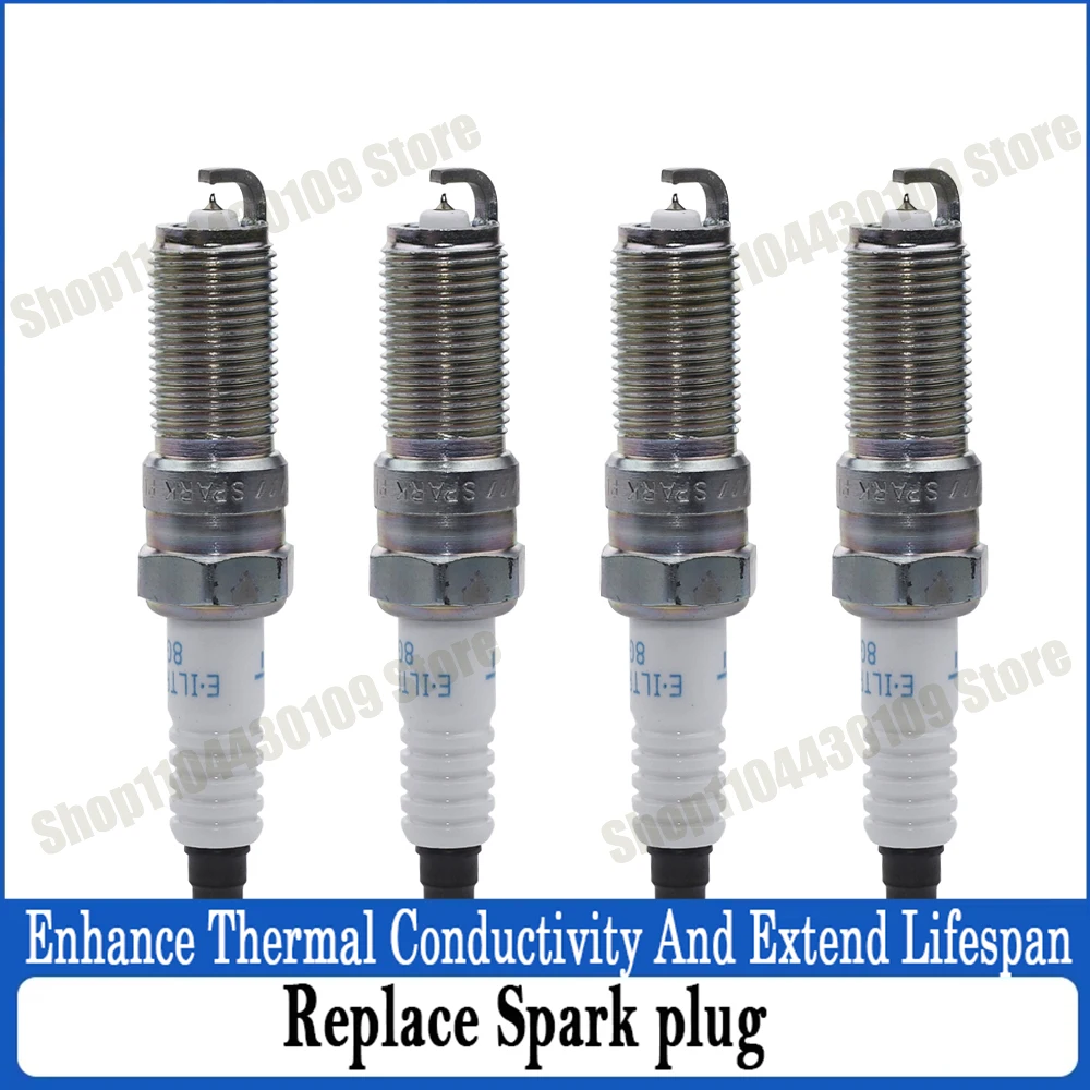 

1/4Pcs Iridium Platinum Spark Plug 96621 For Volvo S60 S80 V60 V70 XC60 Ford Mondeo S-MAX 9A6G12405AA 30758130 LR025605 ILTR6G8G