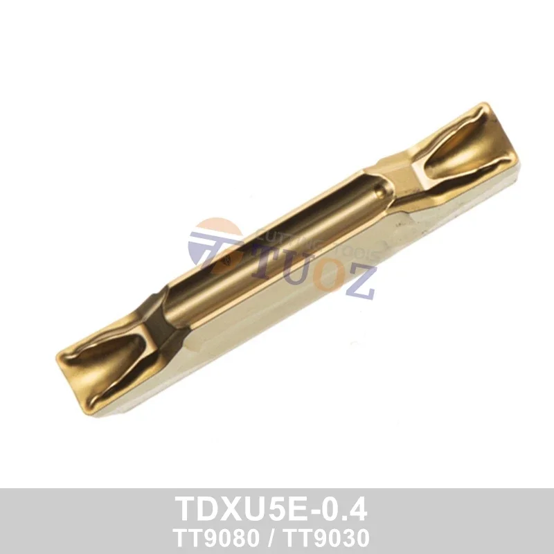 100% Original TDXU5E-0.4 TT9080 TT9030 TT6080 5mm Carbide Grooving Inserts TDXU 5E-0.4 R0.4 Slotted Blade Lathe Cutter Tool