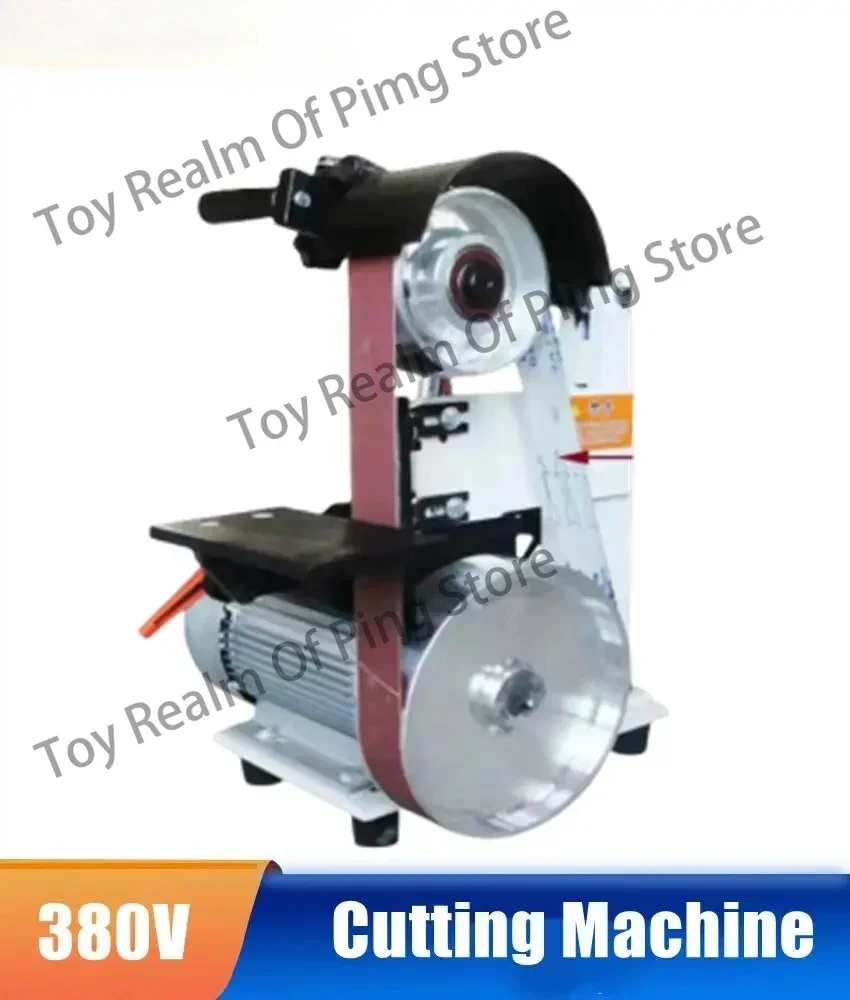 

Industrial Belt Sanding Machine Small Surface Polishing Household Knife Sharpener Open-edge Vertical Deburring Grinder