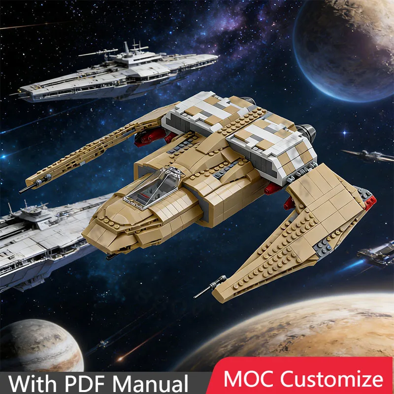 

981 PCS Galactic Empire Bricks Miy'til Assault Bomber MOC Customize Modular Building Block Creative DIY Boys Festival Toy Gift