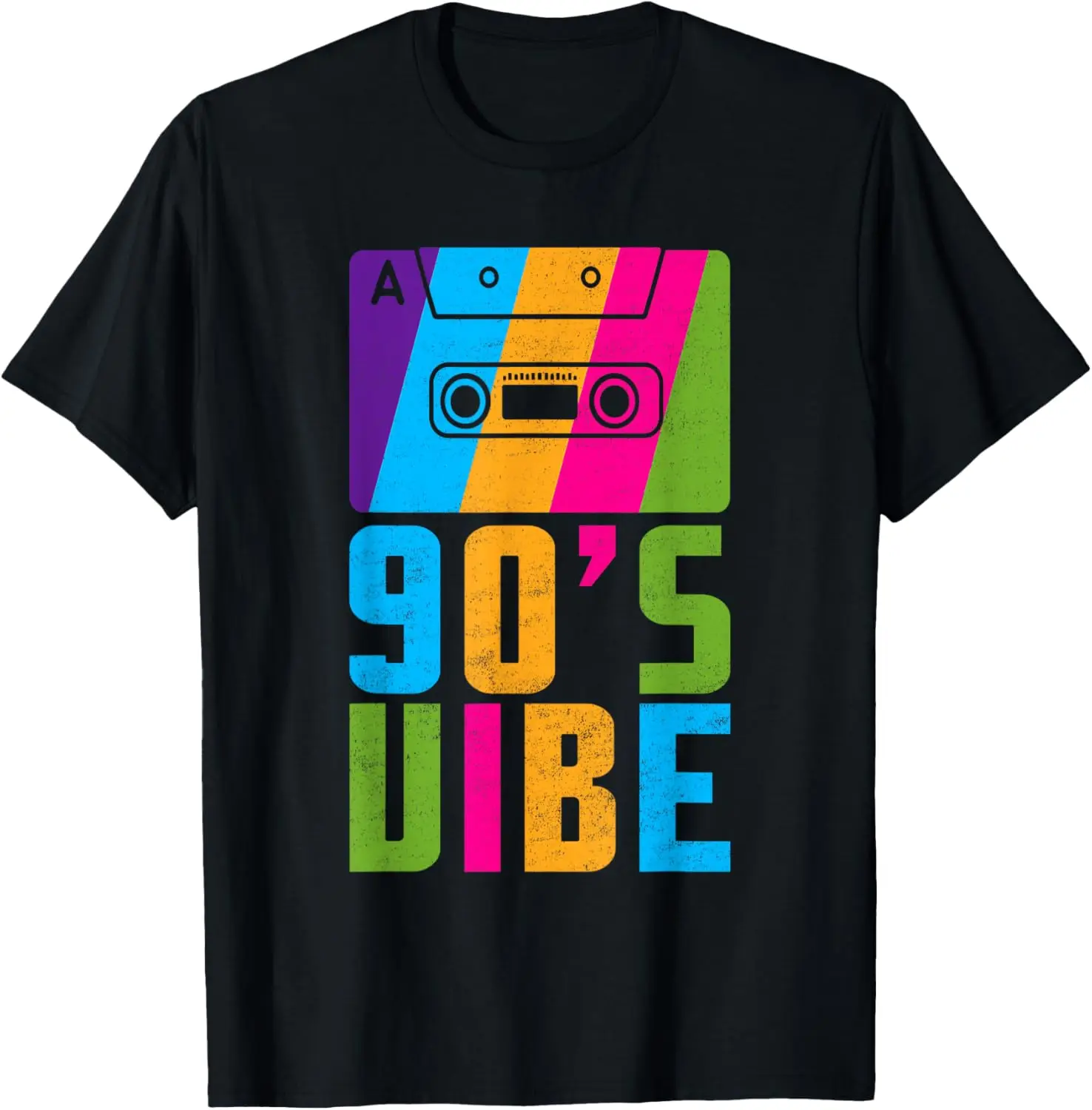 

90s Vibe Retro Vintage Nostalgia 1990s Music Party Costume T-Shirt