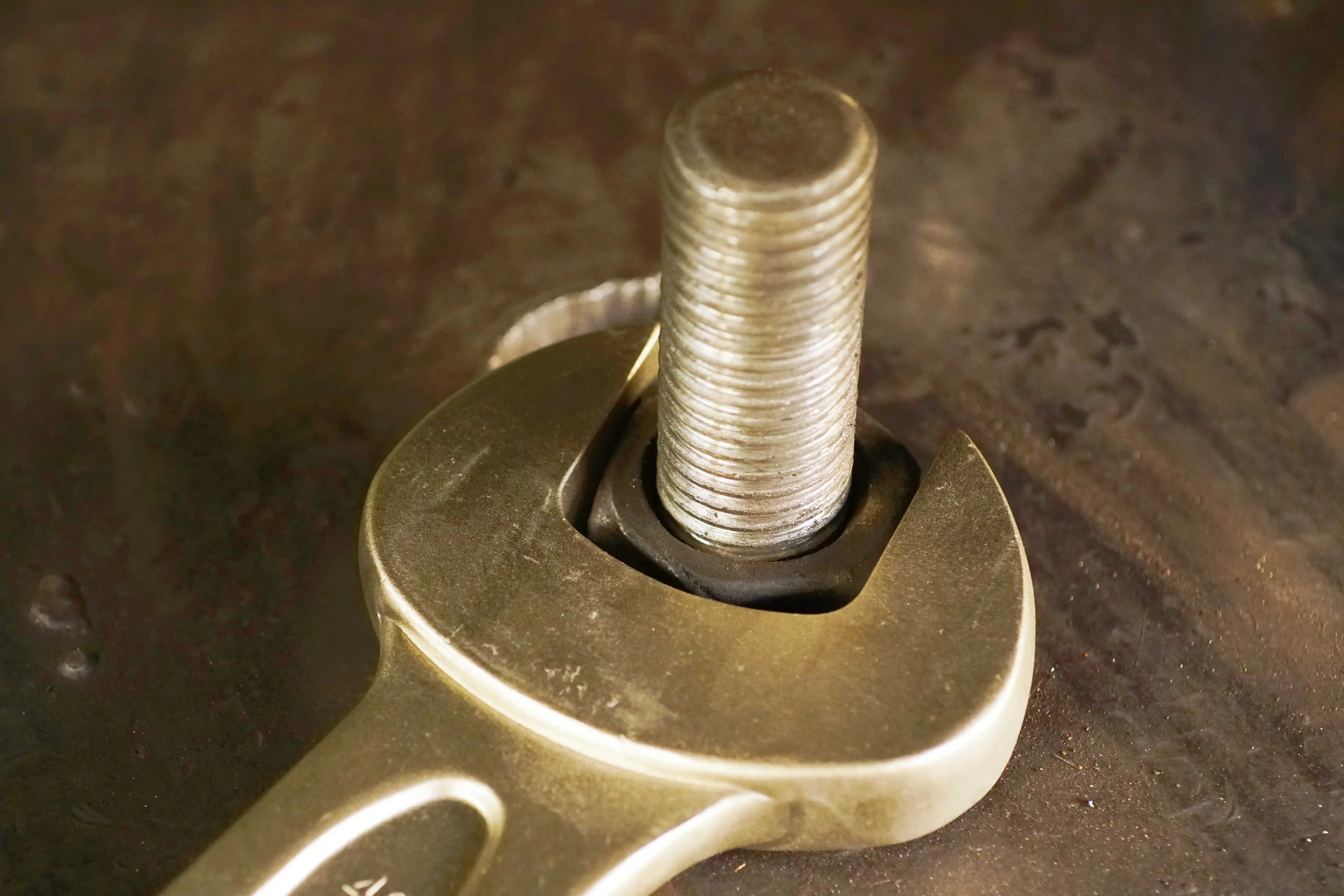 Hochleistungsfähiger, langlebiger, funkelnder, auffälliger Schraubenschlüssel aus Aluminiumbronze mit offenem Ende