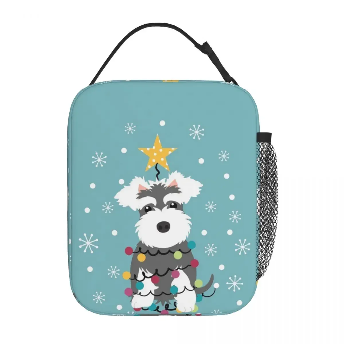 Miniature Schnauzer Lunch Bag Animal Pet Dog Outdoor Picnic Lunch Box For Unisex Thermal Tote Handbags Insulated Cooler Bag