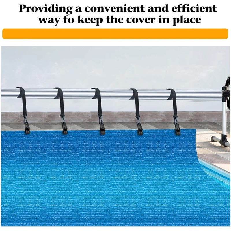 

A93Z Модернизированный набор ремней для крепления катушки для крышки бассейна на солнечной батарее-18 шт. Комплект аксессуаров для катушки для покрытия бассейна