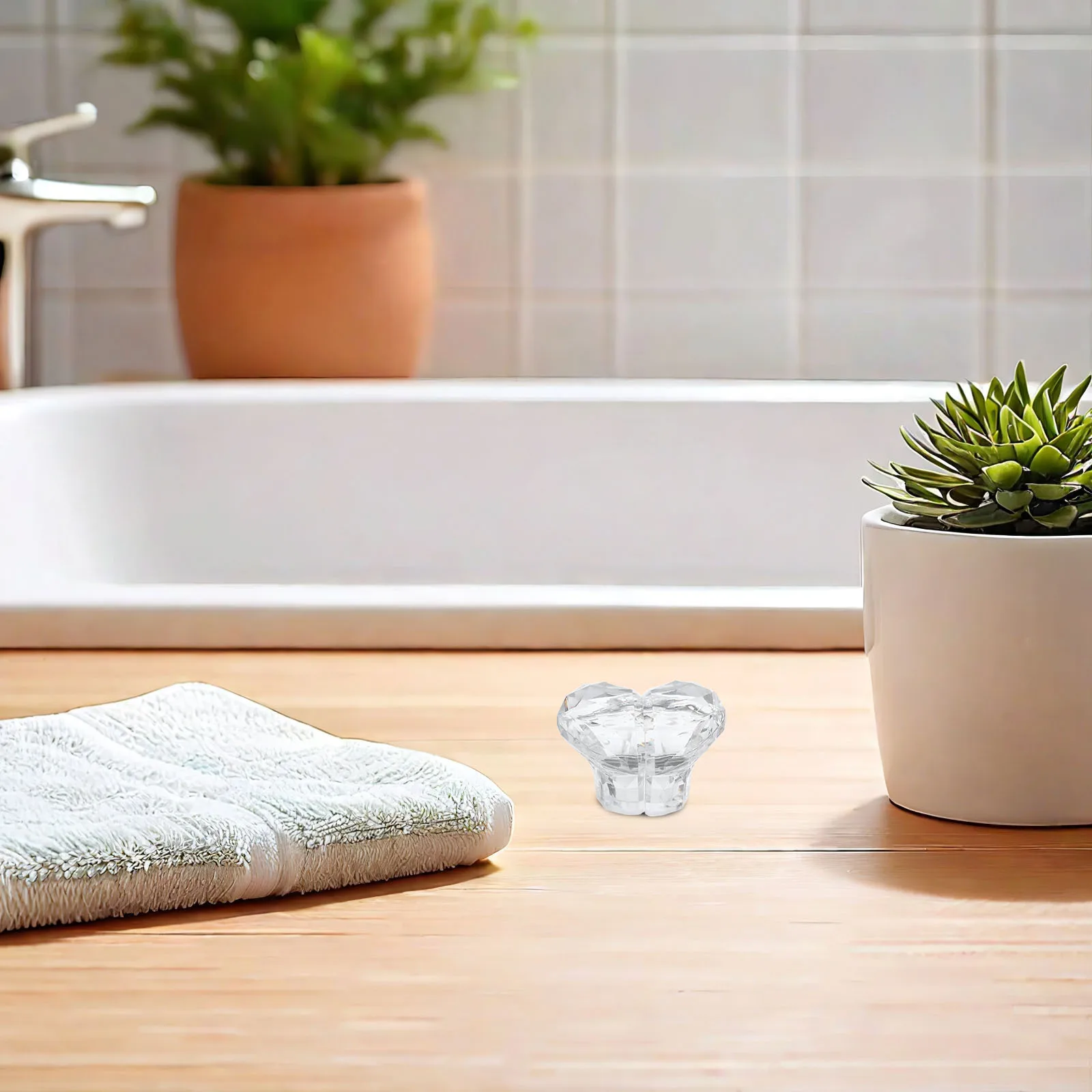 

2Pairs Heart Shaped Toilet Push Button Helper - Non-Slip Toilet Button Assistant Tool for Elderly Kids, Easy Install Flush Top