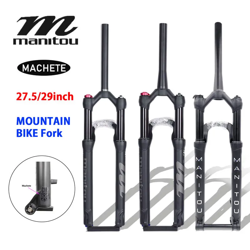 

Manitou MACHETE COMP MTB Bike Fork 27.5 29er QR 9X100mm BOOST 15X110MM Mountain Bicycle Suspension fork Oil and Gas Remote Lock