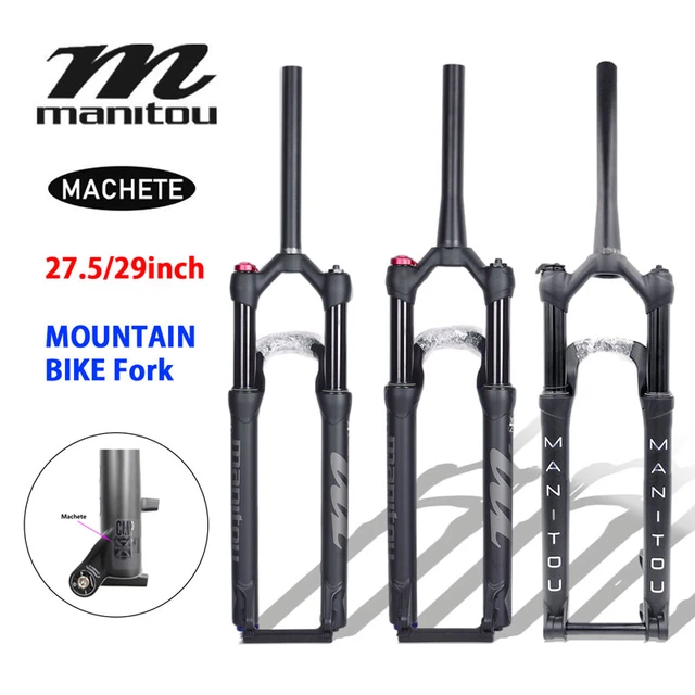 Manitou MACHETE COMP MTB Bike Fork 27.5 29er QR 9X100mm BOOST 15X110MM  Mountain Bicycle Suspension fork Oil and Gas Remote Lock - AliExpress