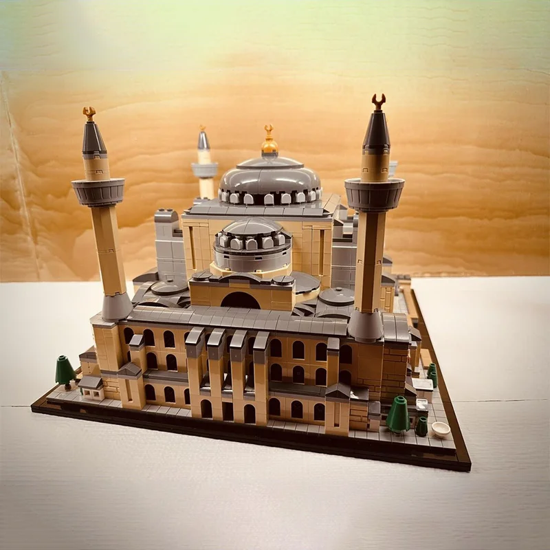 

3602 шт. MOC Hagia Sophia Architecture модульные строительные блоки DIY образовательная творческая сборка для детей и коллекционеров