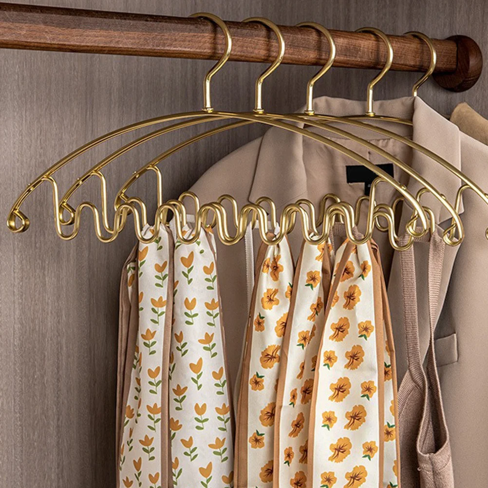

5Pcs Belt Hanger Multi-Function Scarf and Tie Organizer Heavy Duty Closet Storage Rack for Shawls Belts Hats Space Saving