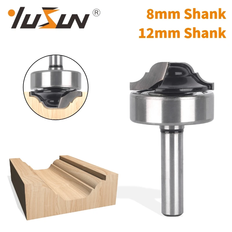 

YUSUN 8MM 12MM Shank Classical Carving Bit Router Bit Woodworking Milling Cutter For Wood Bit face Mill