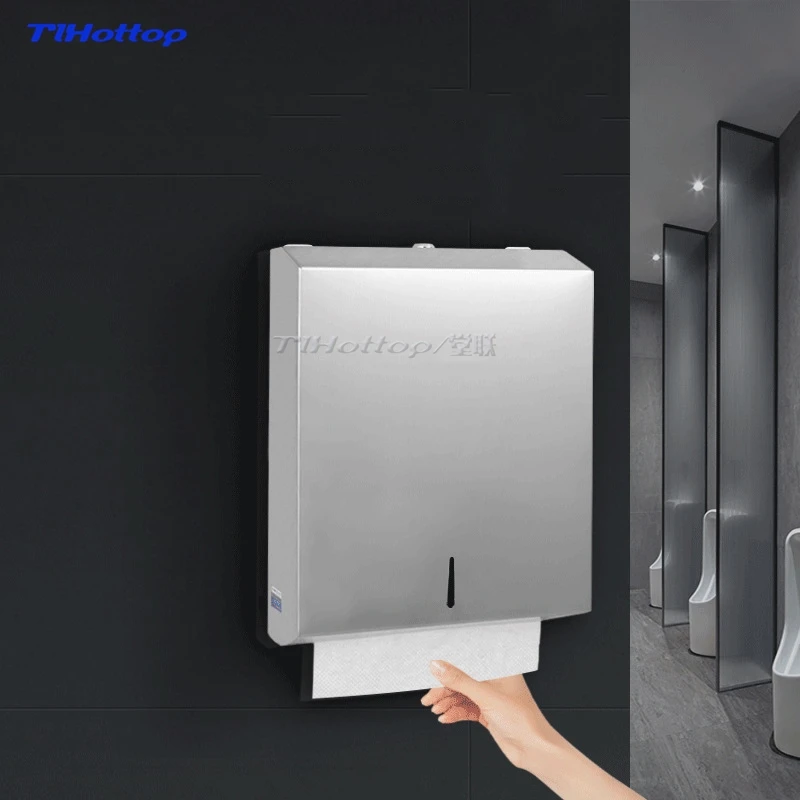 

Stainless Steel Hand Towel Box Tissue Box Frosted Wall Mounted Tissue Holder Waterproof Tissue Box Dispenser Box