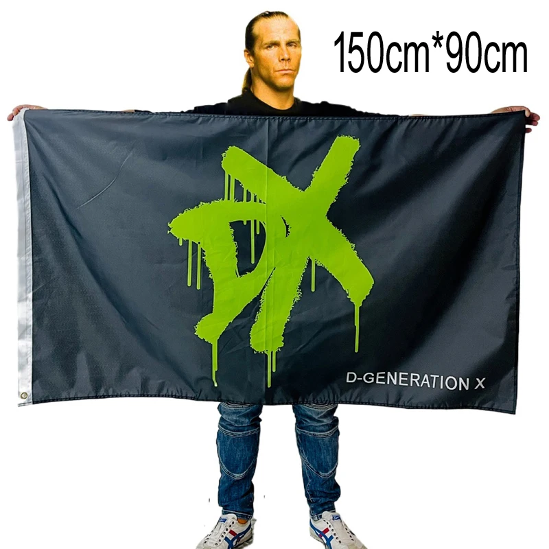 D-Generation X Single-Sided Flag DX Stone Cold Steve Austin 3:16 Superstar Logo Flag 150cm*90cm Win Craft