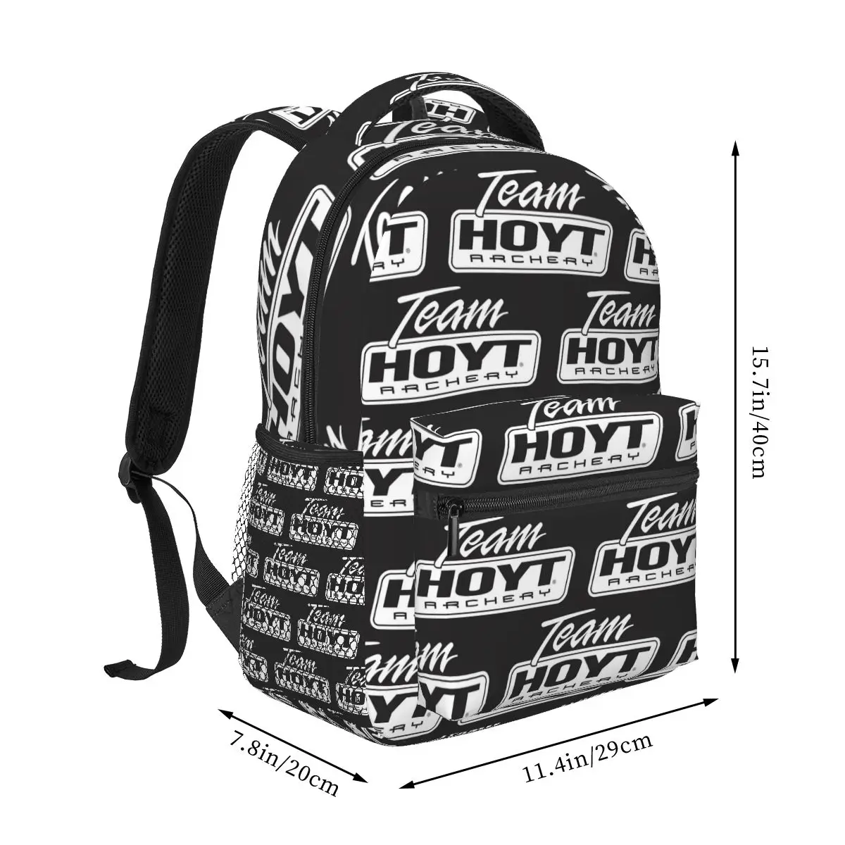 Hoyt Archery Round Collar Sports Backpacks Boys Girls Bookbag Students School Bags Cartoon Laptop Rucksack Shoulder Bag