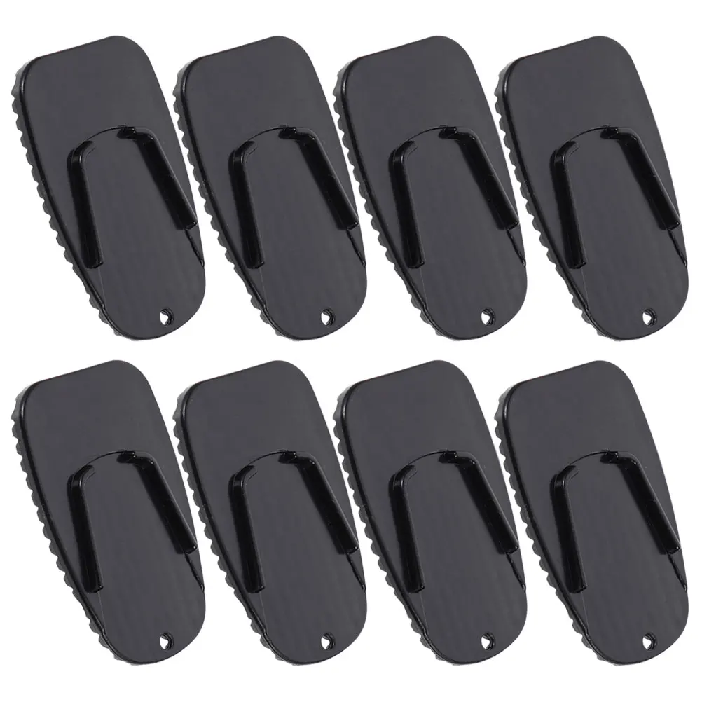 

8pcs Motorcycle Kickstand Pad Wear Resistant Anti Corrosion Side Stand Pads SUV Support Foot Cushions Abs Durable Garage Floor