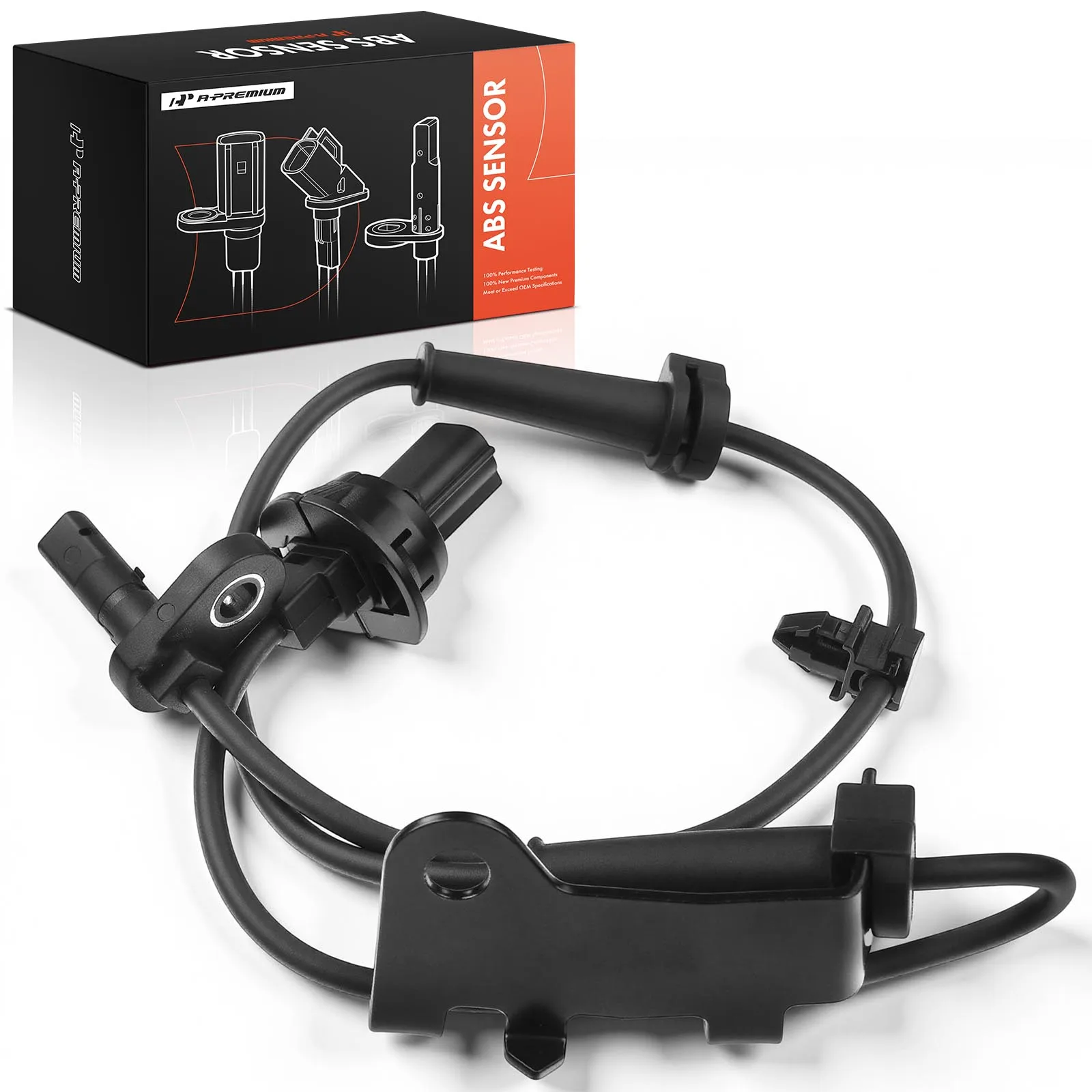 A-Premium Front Driver Side ABS Wheel Speed Sensor for Honda Fit 2009-2013 Insight 2010-2014 CR-Z 2011-2015 8