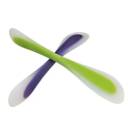 One Piece Double Side Multi-Function Silicone Spoon And Spatula Silicon Jar Scraper Baking Spatulas