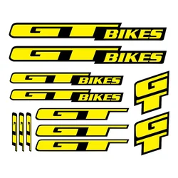 12 Pcs Pvc Bicycle Sticker for GT Decor Art Bike Frame Vinyl Decal Set of For Cycling Road Freeride 20cm*16.8cm