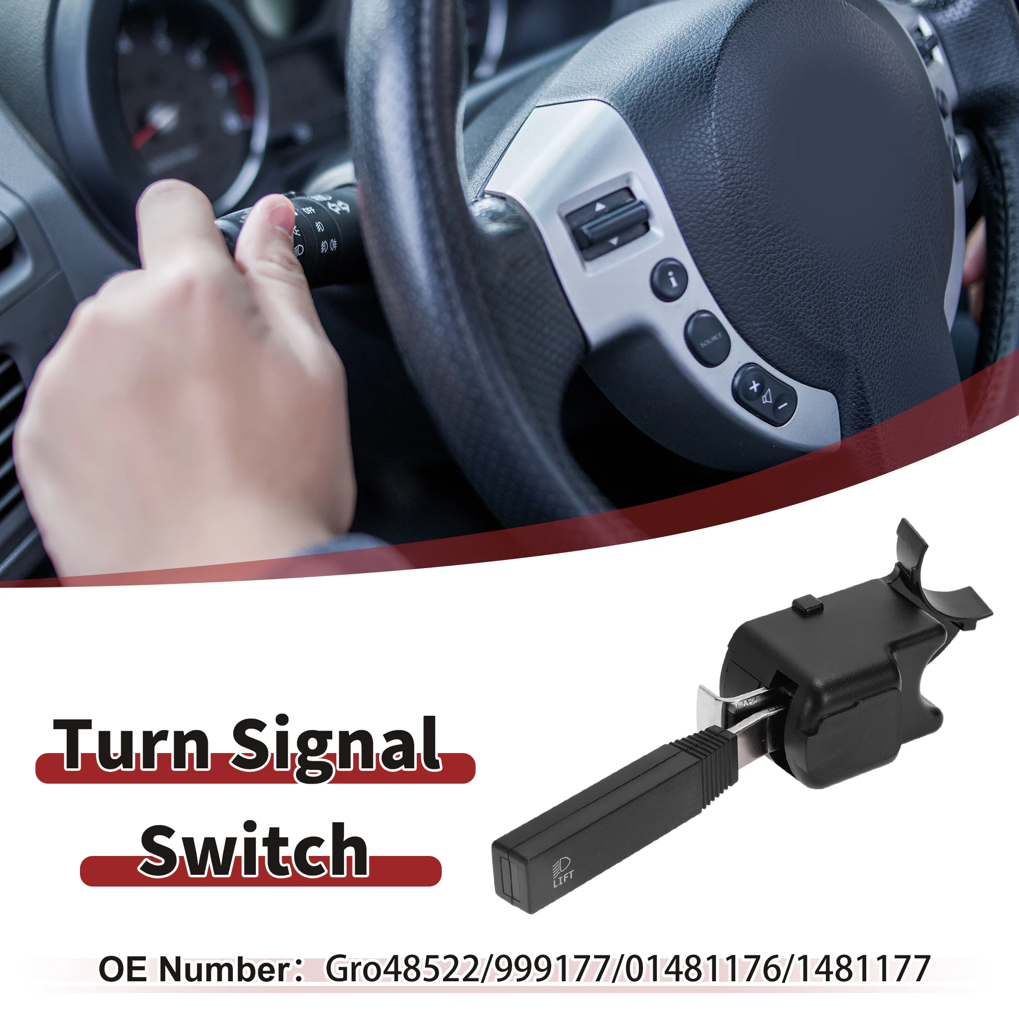 

UXCELL No.Gro-48522/999177/01481176 Переключатель указателей поворота для Freightliner серии FLD