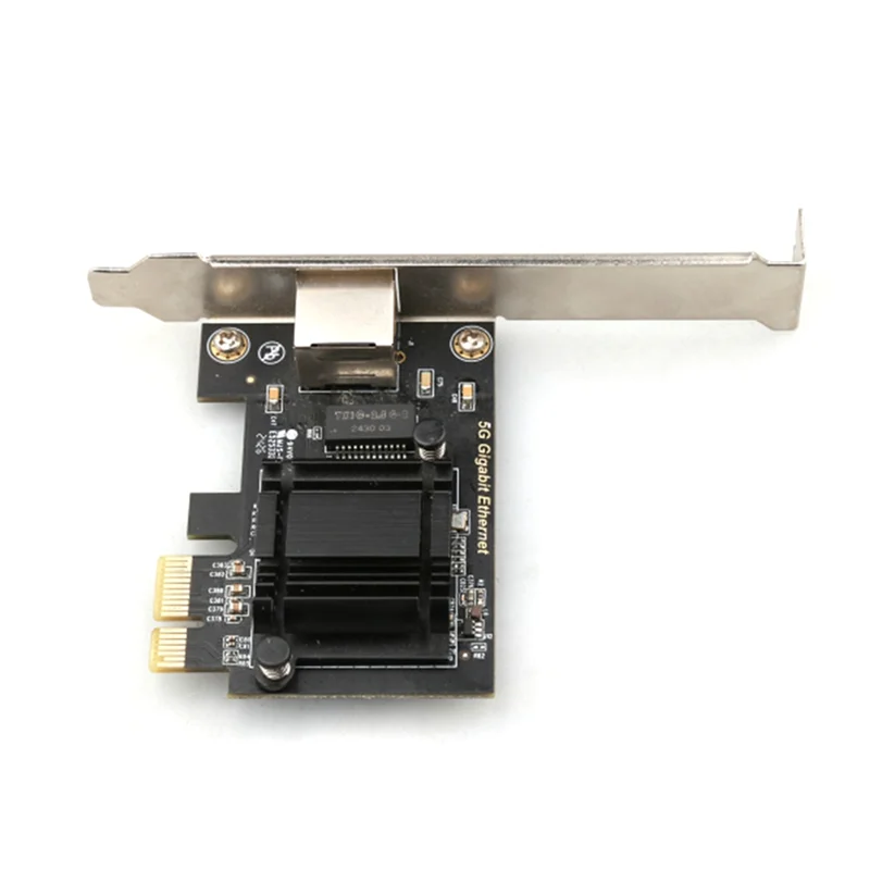 

Сетевой адаптер 5G Pcie к RJ45, контроллер Gigabit Ethernet LAN для ПК/настольного компьютера Win10/11-TCE