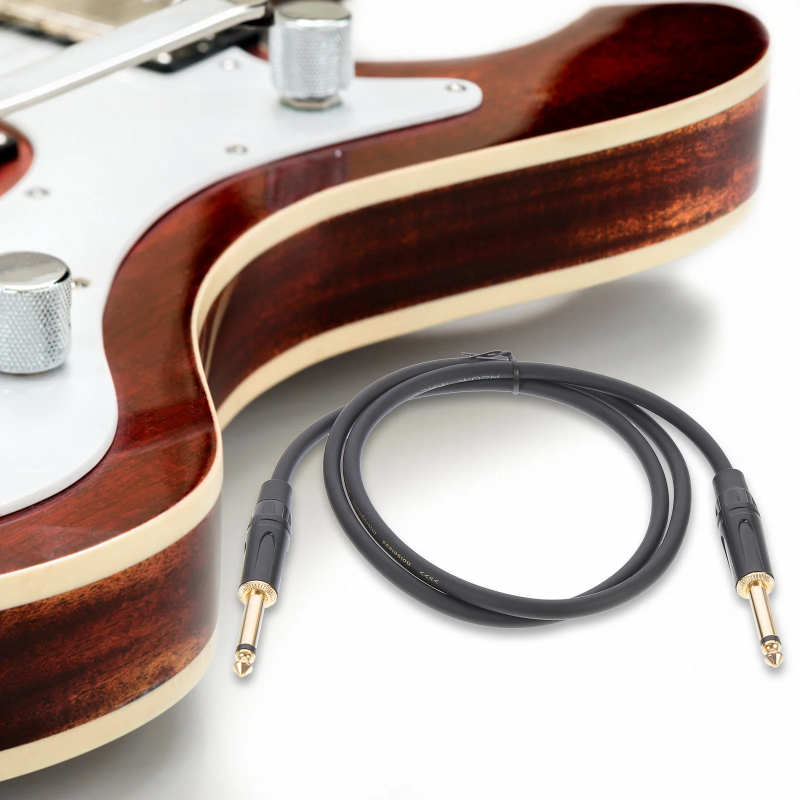 

Audio Line Electric Guitar Amp Cable Earphone Instrument Pvc Microphone Wire Cord to Amplifier