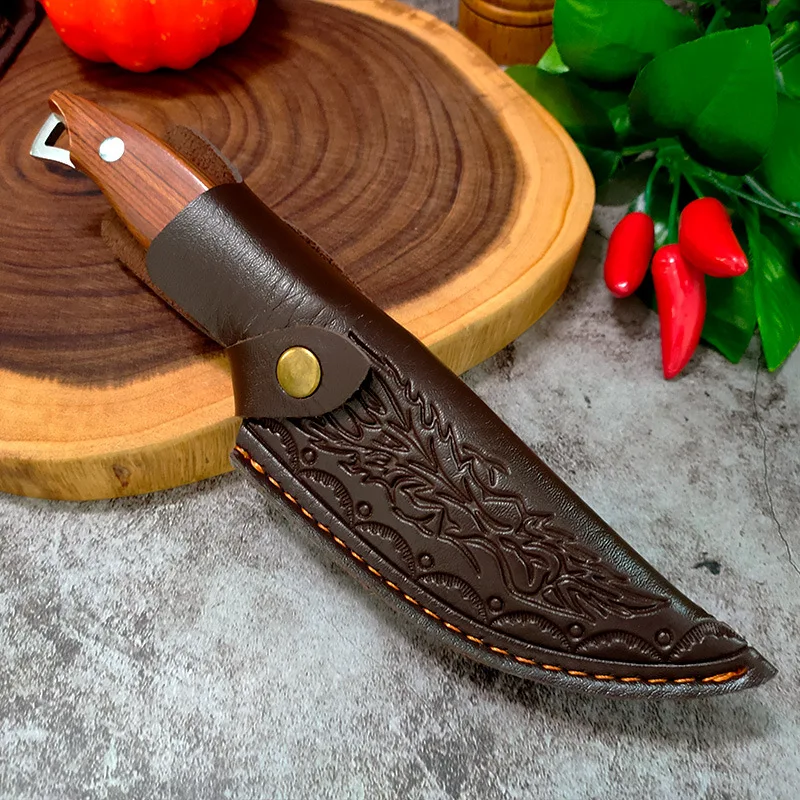 Handmade Forged Boning Knife Kitchen Knives Butcher Meat Cleaver Outdoors Barbecue Fishing Utility Knife