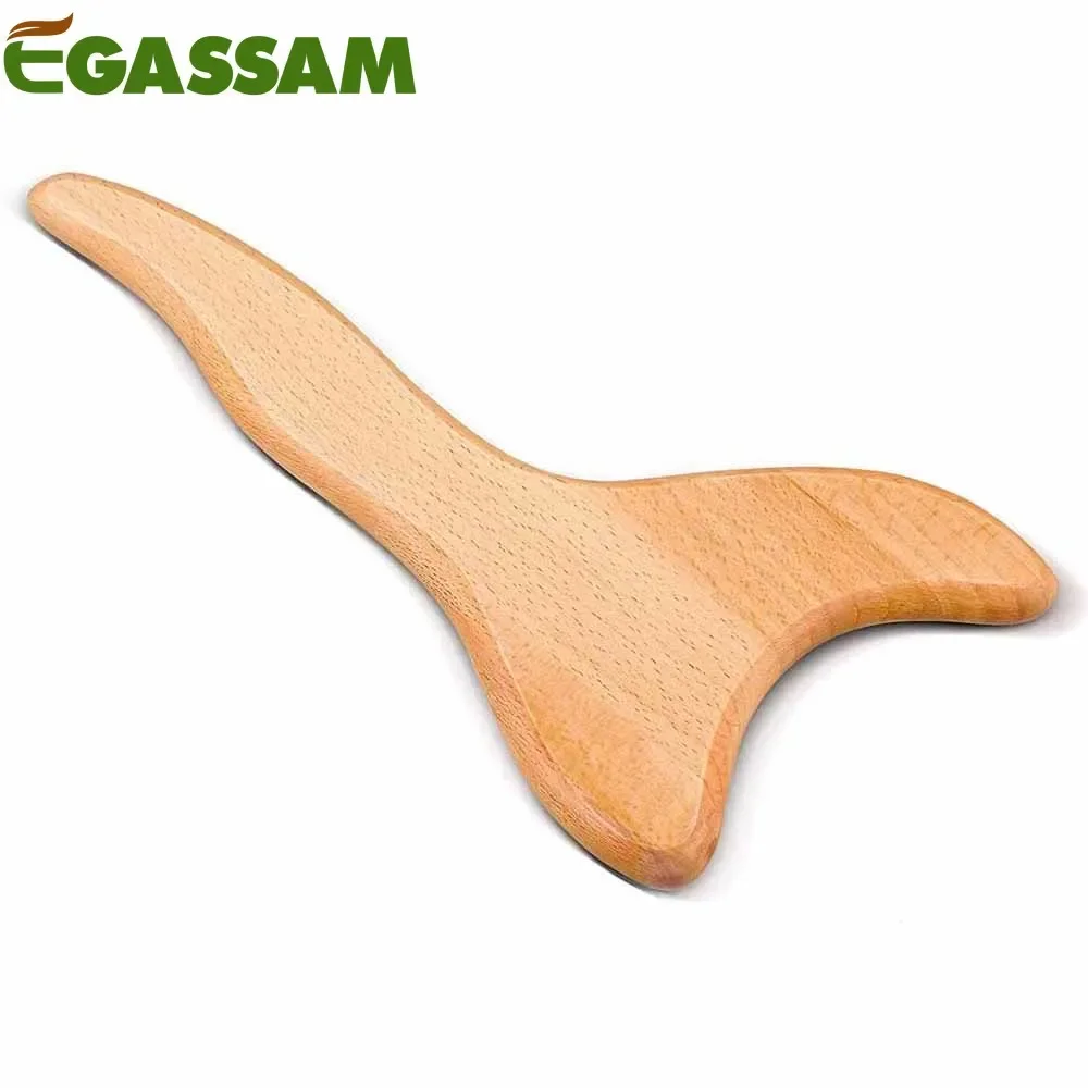 

1PC Wood Therapy Massage Tools for Body Shaping, Lymphatic Drainage Massager, Anti Cellulite Massage Roller Body Sculpting Tools