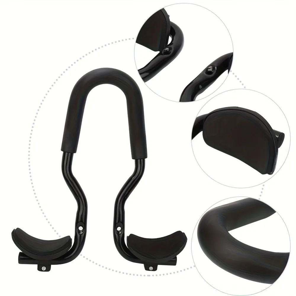 قضبان Aero مصنوعة من خليط معدني TT وقضبان مسند للدراجات الجبلية والطرق من الألومنيوم مع وسادات مريحة سهلة التركيب #4