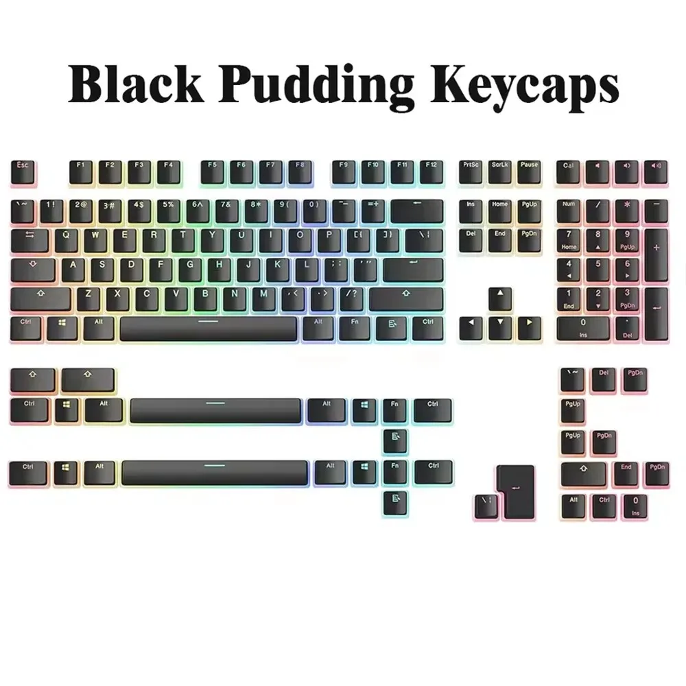 Keycaps for Corsair Razer SteelSeries Akko Keychron Gaming Mechanical Keyboard Double Shot PBT Backlit Keycap OEM Profile Keyset