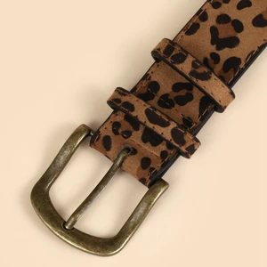 Pu Leopardo Stempel Frauengürtel, Boho -Stil, Slim Fit, Personalisiert 6 Hauptverkauf Tropischer Overall - №3