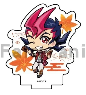 Game Yu-Gi-Oh! ZEXAL Mini Figure Doll Anime YuGiOh Ryoga Yuma Astral Kotori Acrylic Stand Model Plate Cosplay Toy for Gift