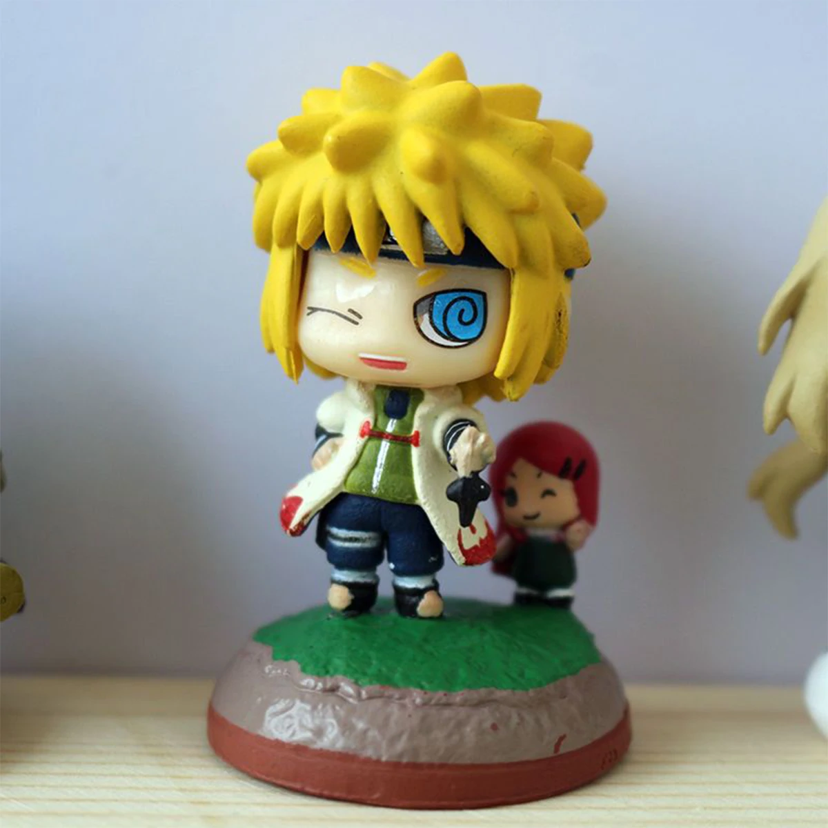 Naruto Animation Peripheral Toys Model Mosquito Eye Shape Figure Q Version Statue Egg Carton Hokage Sarutobi Hiruzen