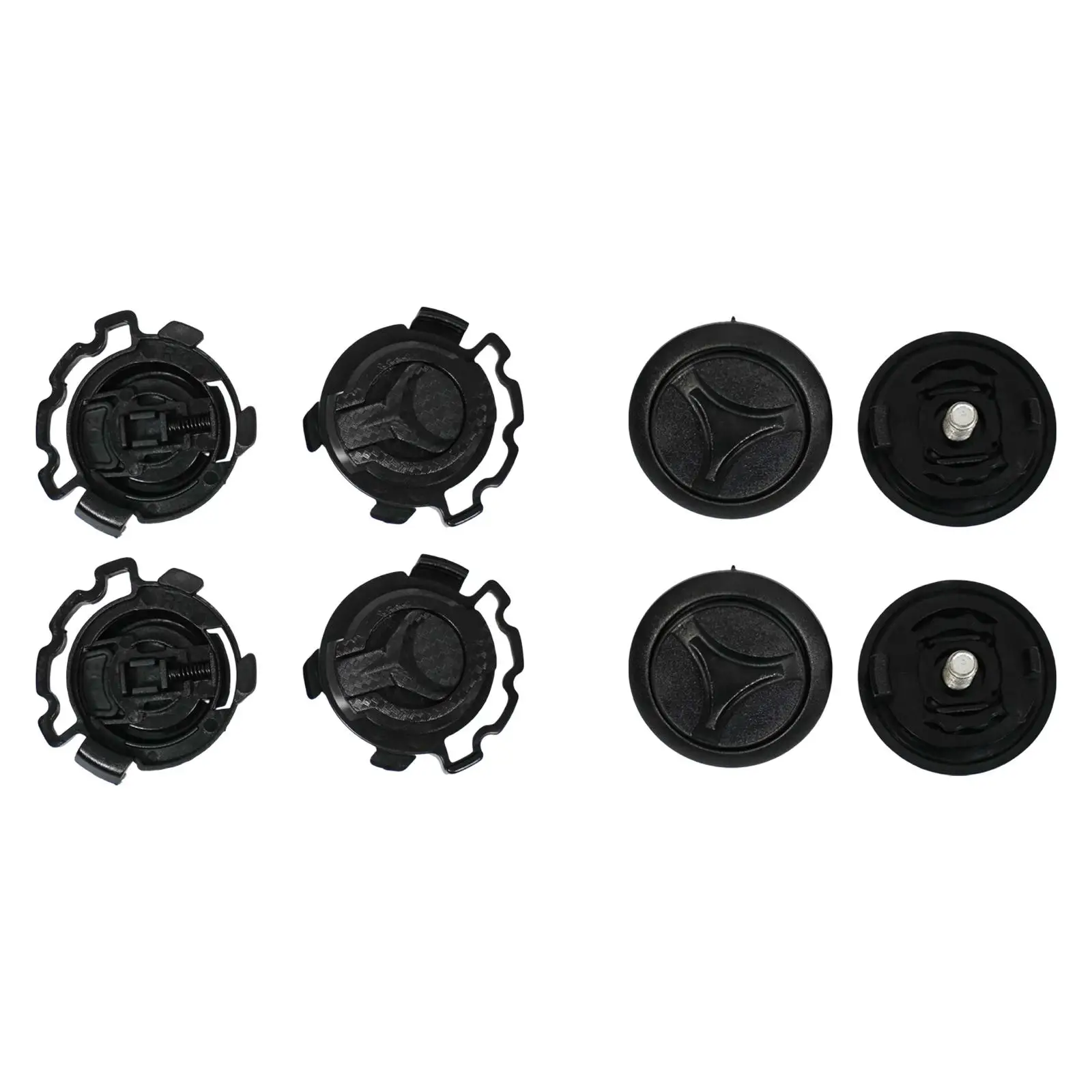 4Pcs Motorcycle Helmet Lens Base, Quality Sturdy Buckle, Easy to Install, Fixed