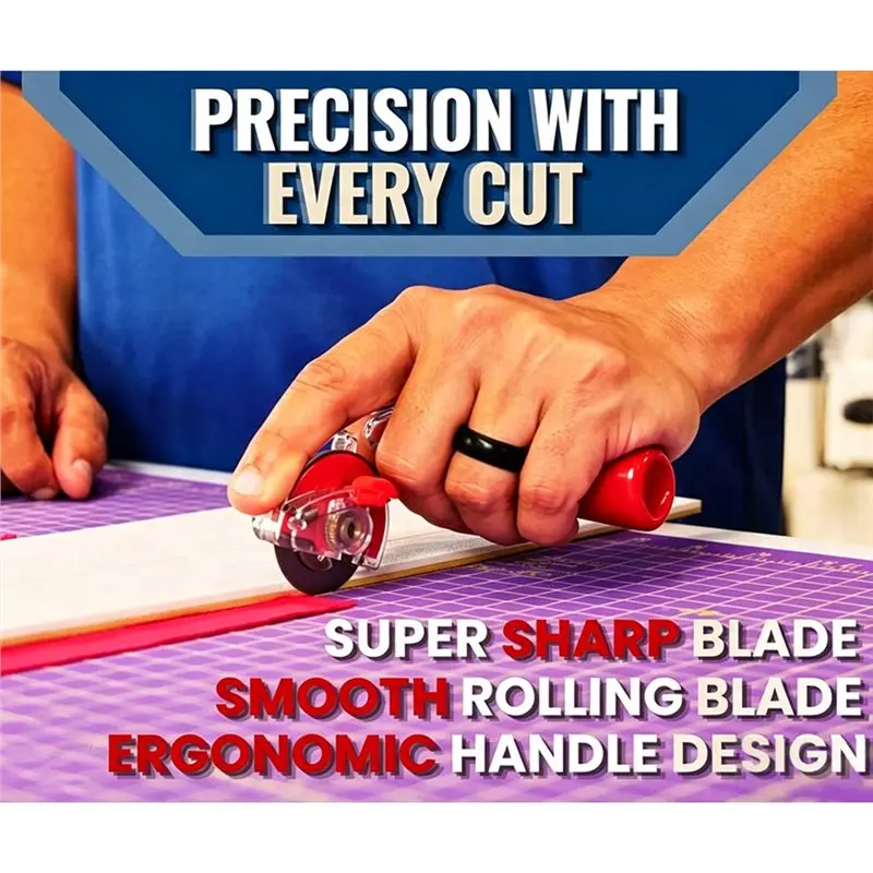 B-est Fabric Rotary Cutter Rotary Cutter For Fabric And Crafts For Tight Curved Sewing Patterns