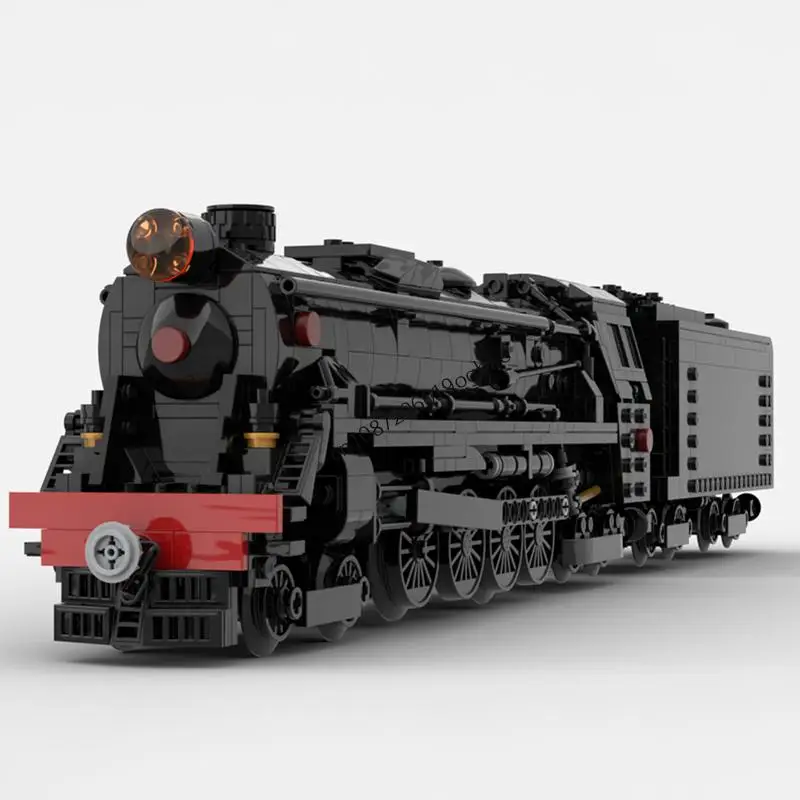 Novo 1106 pçs cidade trem técnico faixas ferroviária moc nzr ka modelo de motor a vapor blocos de construção diy idéias criativas crianças brinquedos presentes