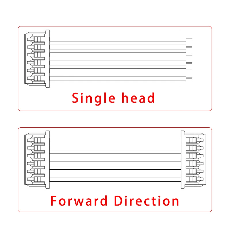 10PCS JST XH2.54/PH2.0/ZH1.5/MX1.25/SH1.0 Wire Cable Connector 2/3/4/5/6/8/10/12 Pin 2.54MM Pitch 10CM/20cm/30CM Plug Line