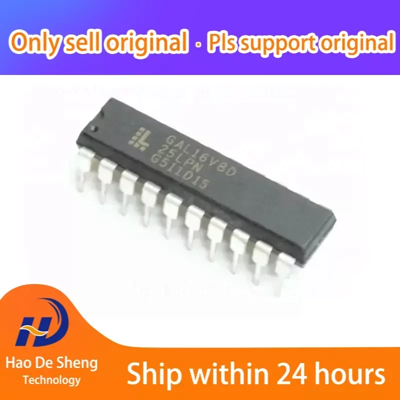 10PCS/LOT GAL16V8D-25LPN DIP20 New Originlal in Stock